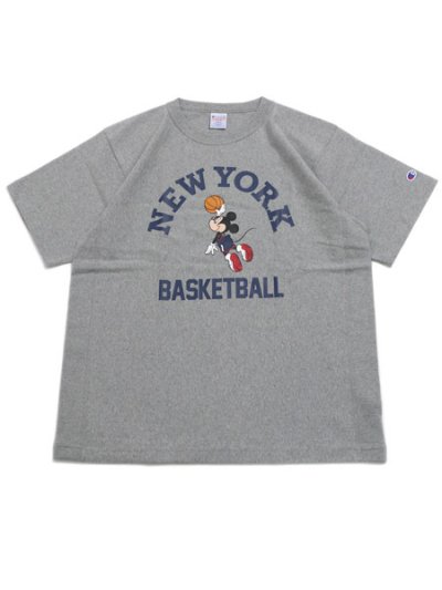 画像1: CHAMPION RW 9.4oz JERSEY TEE NY BB MICKEY-OXFORD