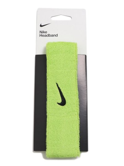 画像1: NIKE SWOOSH HEAD BAND-ATOMIC GREEN/BLACK