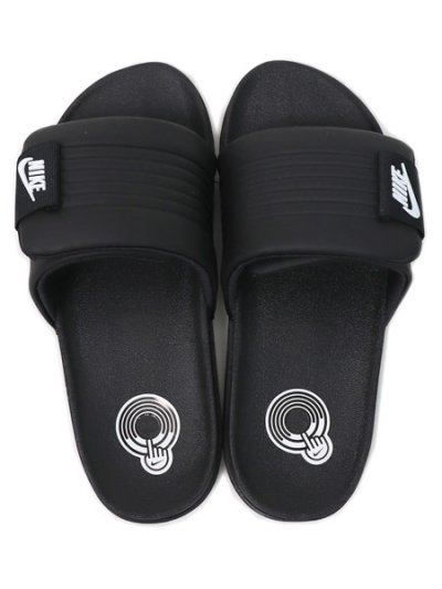 画像1: NIKE WMNS OFFCOURT ADJUST SLIDE BLACK/BLACK