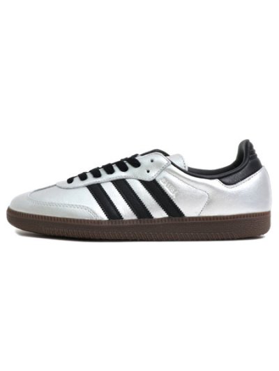 画像1: 【送料無料】ADIDAS WMNS SAMBA OG SILVER METALLIC/CORE BLACK