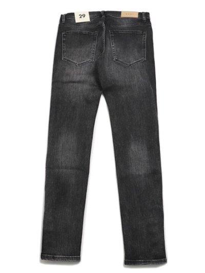 画像2: 【送料無料】mnml M588 SNAP SLIM DENIM WASHED BLACK