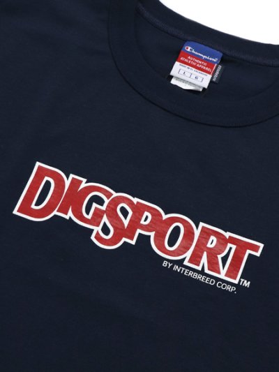 画像3: INTERBREED DIGSPORT HEAVY WEIGHT TEE NAVY