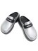 画像3: 【送料無料】crocs STOMP METALLIC LOAFER SILVER/BLACK (3)