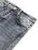 画像3: 【送料無料】mnml M588 SNAP SLIM DENIM VINTAGE BLUE