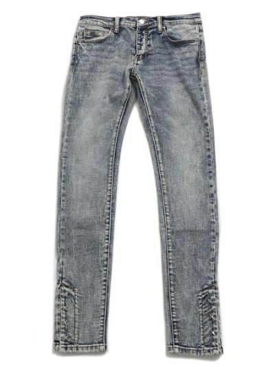 画像1: 【送料無料】mnml M588 SNAP SLIM DENIM VINTAGE BLUE