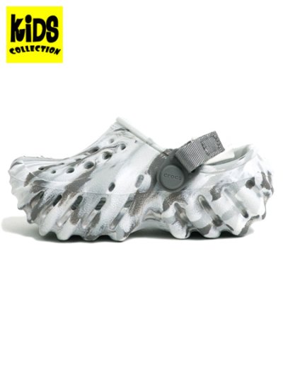 画像1: 【KIDS】crocs TODDLER ECHO MARBLED CLOG MOONLIGHT/MULT