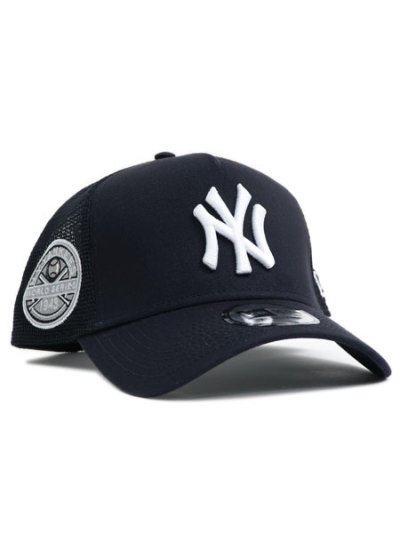 画像1: NEW ERA 9FORTY A-FRAME TRUCKER S.PATCH YANKEES