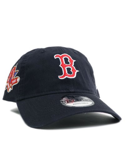 画像1: NEW ERA 9TWENTY SIDE PATCH RED SOX