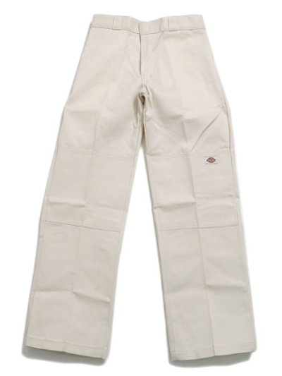 画像1: DICKIES DOUBLE KNEE WORK PANTS-WHITECAP GRAY