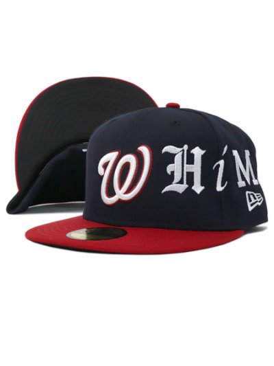 画像1: 【送料無料】WHIMSY SOCKS FIVE STAR 59FIFTY W CAP NAVY/RED