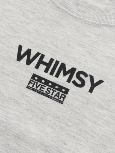 画像3: 【KIDS】WHIMSY SOCKS KIDS BLING TRADEMARK TEE OATMEAL