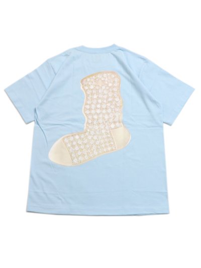 画像1: WHIMSY SOCKS BLING TRADEMARK TEE LIGHT BLUE