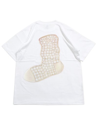 画像1: WHIMSY SOCKS BLING TRADEMARK TEE WHITE