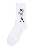 WHIMSY SOCKS FIVE STAR MARIE SOCKS WHITE