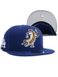 NEW ERA 59FIFTY CS DODGERS CTWN HOT DOG LA UV/GY