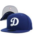 NEW ERA 59FIFTY CS DODGERS D LOGO UV/GY FBM