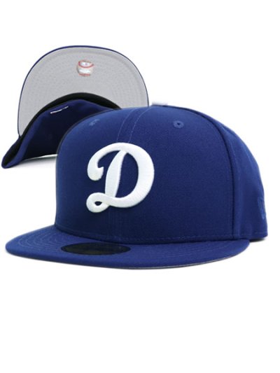 画像1: NEW ERA 59FIFTY CS DODGERS D LOGO UV/GY FBM