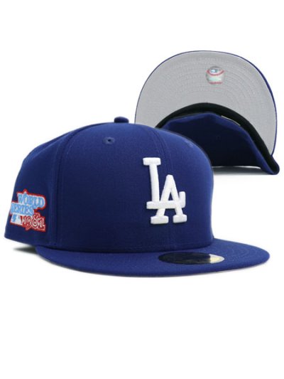 画像1: NEW ERA 59FIFTY CS DODGERS CTWN UV/GY FB WS1981