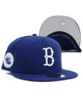 NEW ERA 59FIFTY CS DODGERS CTWN U/GY FB B WS1955