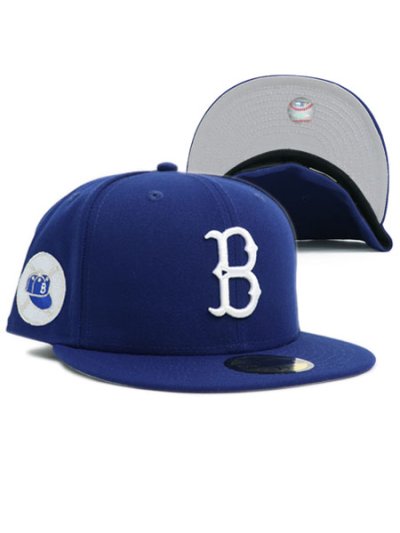 画像1: NEW ERA 59FIFTY CS DODGERS CTWN U/GY FB B WS1955