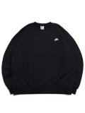 NIKE CLUB FT OVERSIZED CREW-BLACK/WHITE