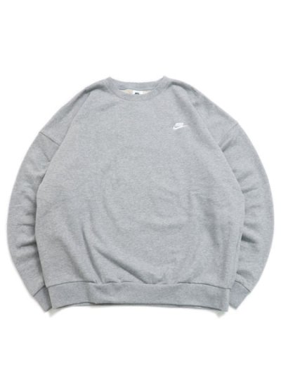 画像1: NIKE CLUB FT OVERSIZED CREW-DK GREY HEATHER