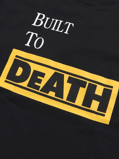 画像4: NOTHIN' SPECIAL BUILT TO DeATH POCKET TEE BLACK