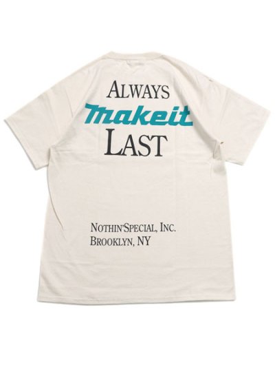 画像1: NOTHIN' SPECIAL MAKE IT LAST POCKET TEE NATURAL