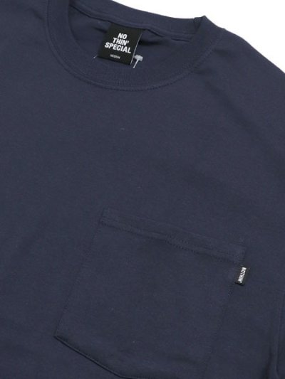 画像3: NOTHIN' SPECIAL MAKE IT LAST POCKET TEE DARK NAVY