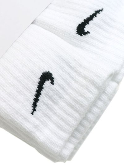 画像2: 【KIDS】NIKE JUNIOR EVERYDY CUSH CREW 6PR-WHITE/BLACK