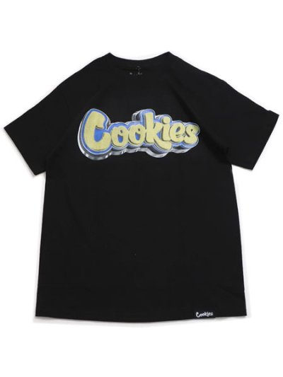 画像1: COOKIES CLOTHING 3D LOGO RING TEE BLACK/YELLOW