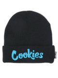 COOKIES CLOTHING ORIGINAL LOGO BEANIE BLACK/BLUE