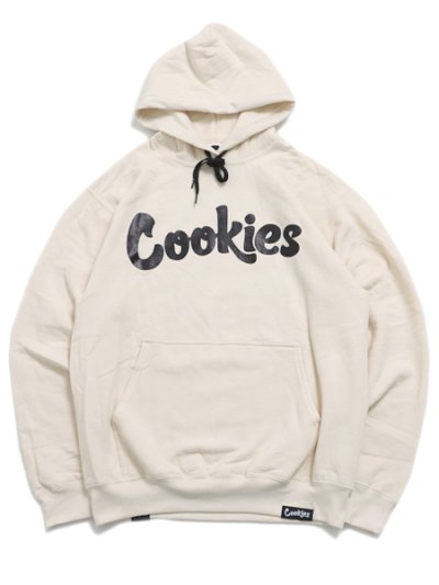 画像1: 【送料無料】COOKIES CLOTHING ORIGINAL MINT FLEECE HOODIE CRM/BLK