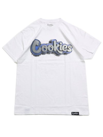 画像1: COOKIES CLOTHING 3D LOGO RING TEE WHITE/GREY