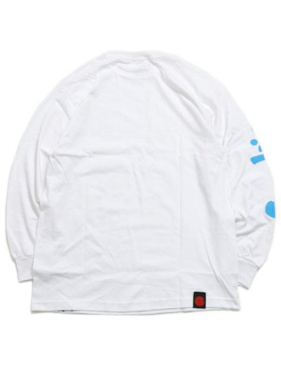 画像2: COOKIES CLOTHING C-BITE LOGO L/S TEE WHITE/BLUE