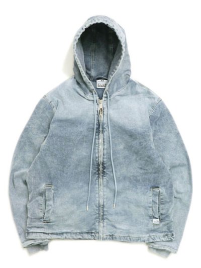 画像1: 【送料無料】PRO CLUB HEAVYWEIGHT DENIM ZIP UP JACKET