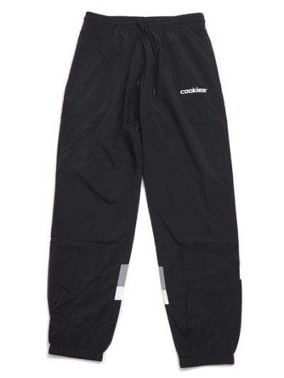 画像1: 【送料無料】COOKIES CLOTHING HOOLIGANISM NYLON TRACK PANT BLACK