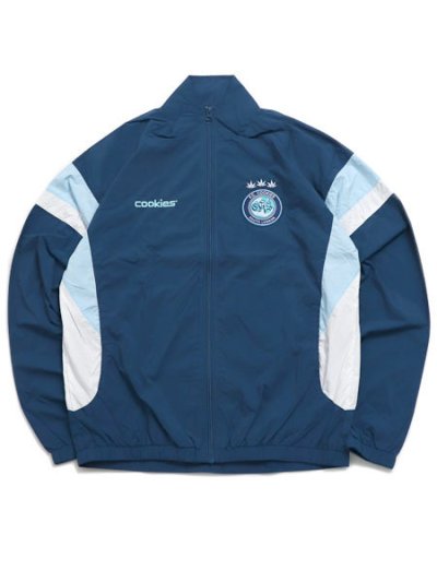 画像1: 【送料無料】COOKIES CLOTHING HOOLIGANISM NYLON TRACK JACKET NAVY