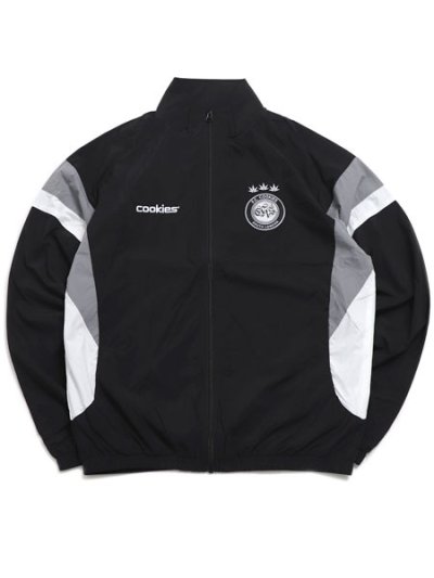 画像1: 【送料無料】COOKIES CLOTHING HOOLIGANISM NYLON TRACK JACKET BLACK