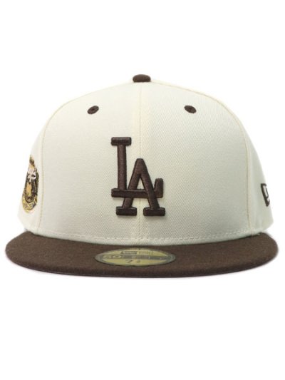 画像2: NEW ERA 59FIFTY WOOL VISOR DODGERS CHROME/BROWN