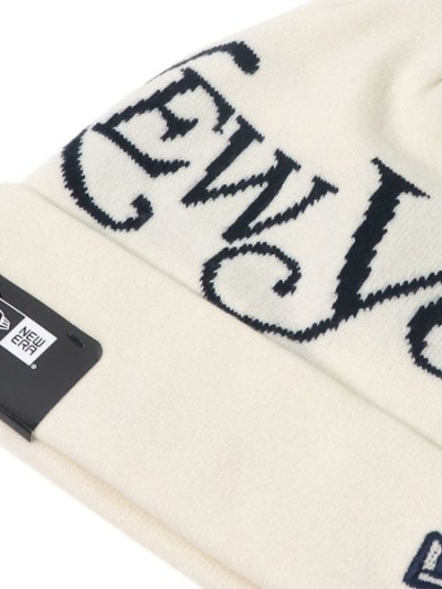 画像3: NEW ERA BC KNIT BIG LOGO NY MAGAZINE OFF WHITE