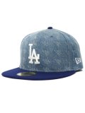 NEW ERA 59FIFTY LASER BURN OUT DODGERS WASH DNM