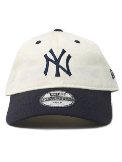 画像2: 【KIDS】NEW ERA CHILD 9TWENTY 2-TONE YANKEES CHROME/NAVY