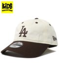 【KIDS】NEW ERA CHILD 9TWENTY 2-TONE DODGERS CHROME/BRN