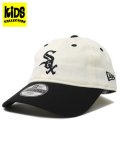 【KIDS】NEW ERA CHILD 9TWENTY 2-TONE WHITE SOX CHROME/BK