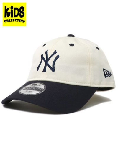 画像1: 【KIDS】NEW ERA CHILD 9TWENTY 2-TONE YANKEES CHROME/NAVY