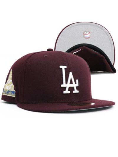 画像1: NEW ERA 59FIFTY CS DODGERS CTWN WS1959 U/GY FB