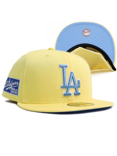 画像1: NEW ERA 59FIFTY CS DODGERS CTWN WS1965 U/L.BL FB