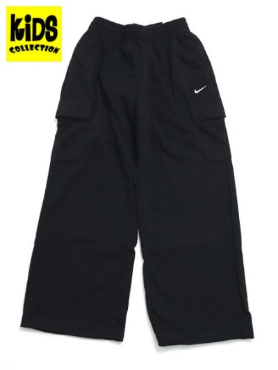 画像1: 【KIDS】NIKE YTH GIRLS NSW DF OVERSIZED FLC PANT-BLK