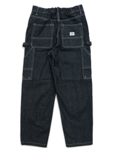 画像2: 【送料無料】SNOW PEAK RECYCLED COTTON DENIM WIDE PANTS INDIGO